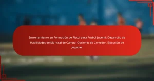 Entrenamiento en Formación de Pistol para Fútbol Juvenil: Desarrollo de Habilidades de Mariscal de Campo, Opciones de Corredor, Ejecución de Jugadas