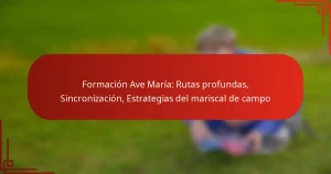 Formación Ave María: Rutas profundas, Sincronización, Estrategias del mariscal de campo